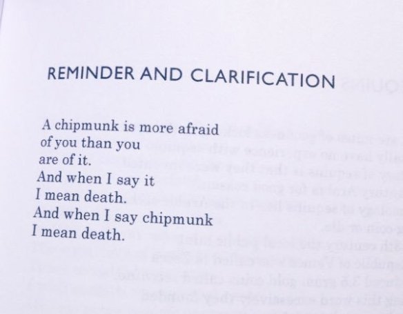 Reminder and Clarification by Emily Toder